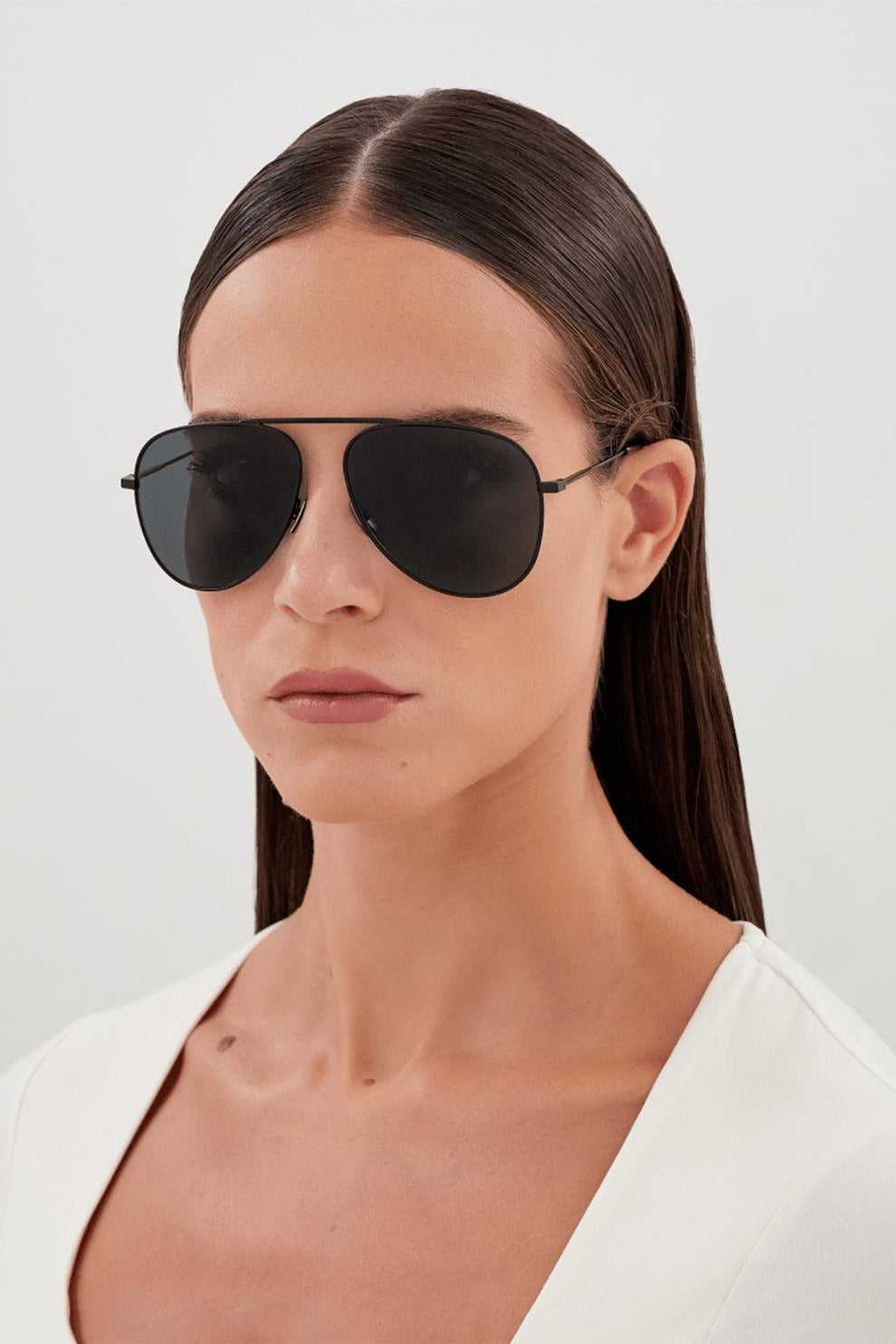 Classic Aviator Sunglasses SAINT LAURENT – Marissa Collections