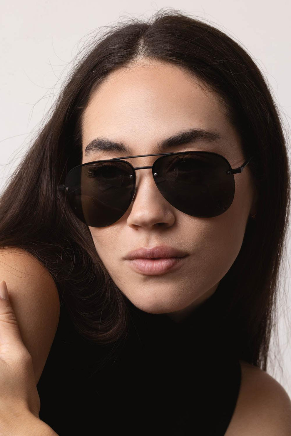 Classic Aviator Sunglasses | SAINT LAURENT – Marissa Collections display picture 2