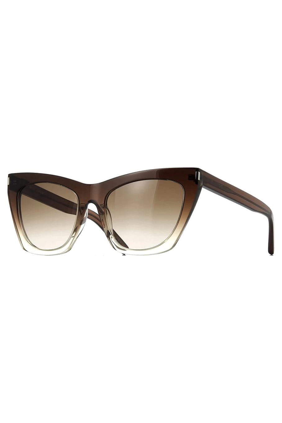 SAINT LAURENT-Acetate 55 Sunglasses-BROWN