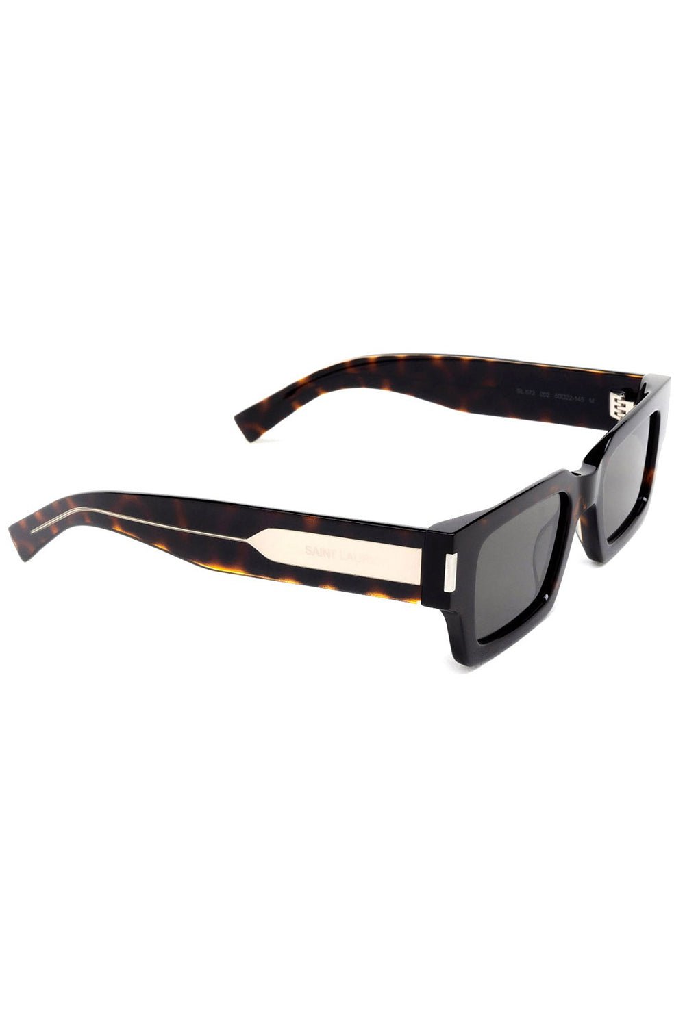 SAINT LAURENT-Classic Rectangle Sunglasses-HAV/GRY