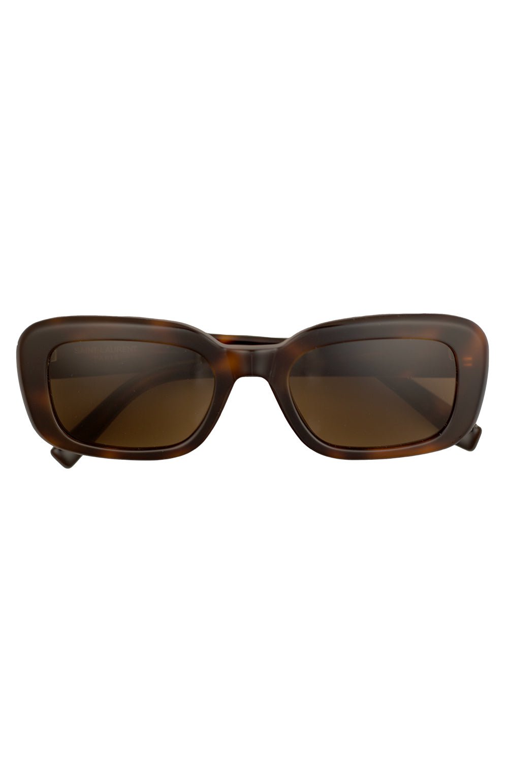 SAINT LAURENT-Pillow Rectangular Sunglasses-HAV/HAV