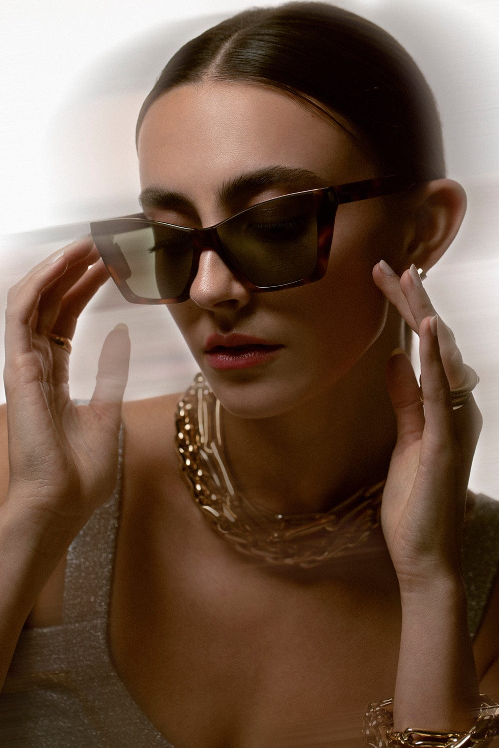 SAINT LAURENT-Kate Sunglasses - Havana-HAVANA