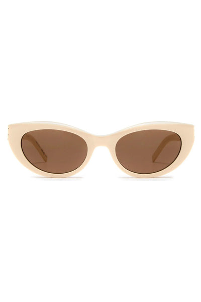 Saint Laurent Cat Eye Sunglasses, 54mm - Ivory