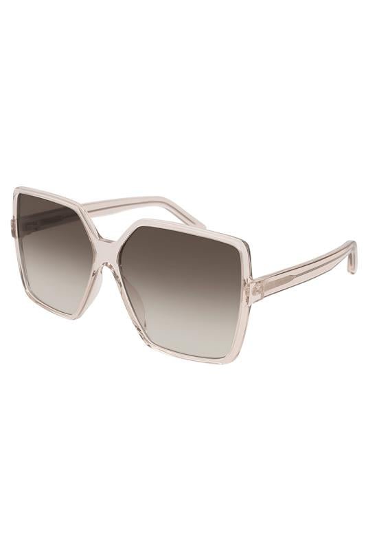 SAINT LAURENT-Betty Sunglasses-NUDE/NUDE/BROWN