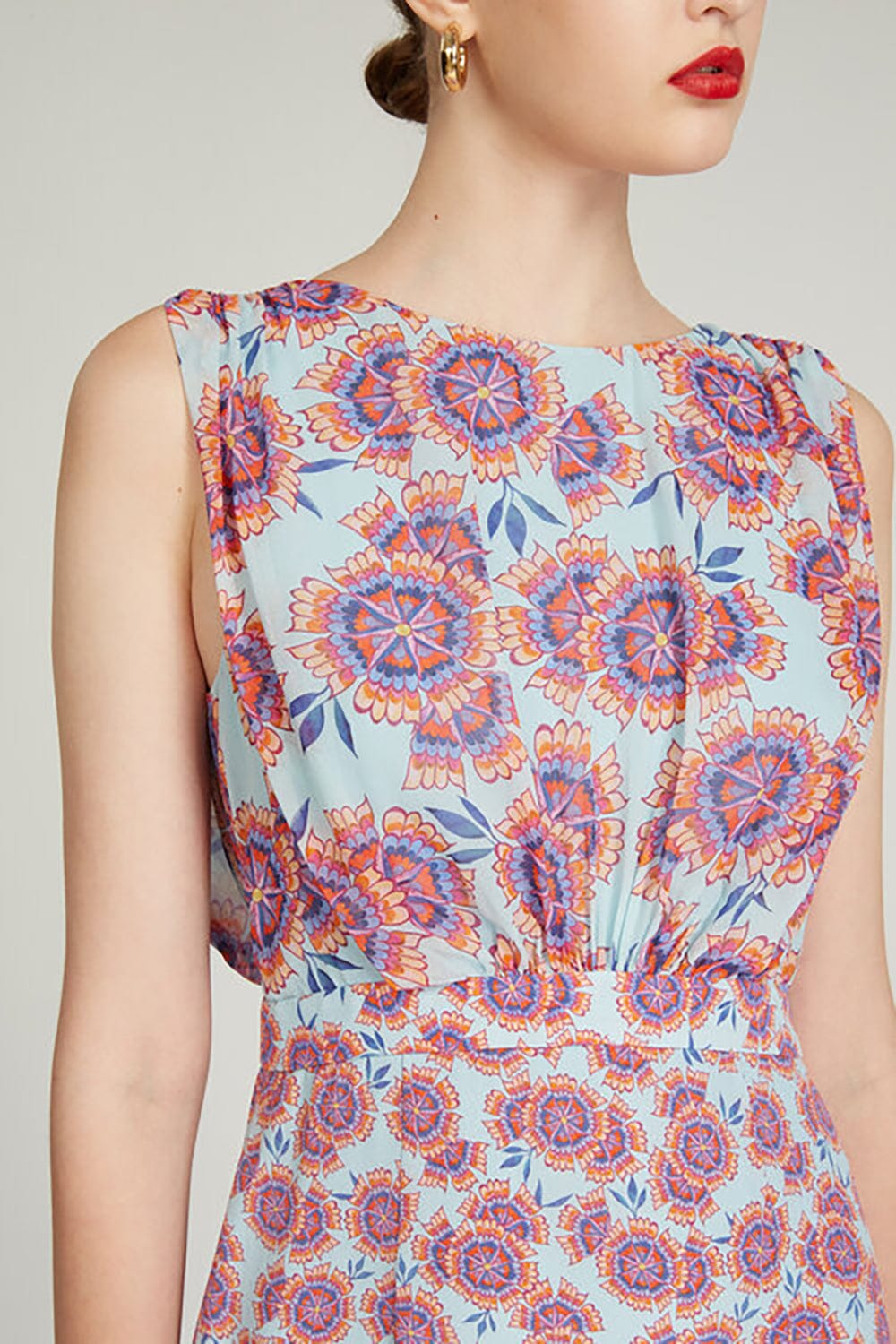 SALONI-Adrienne Midi Dress-