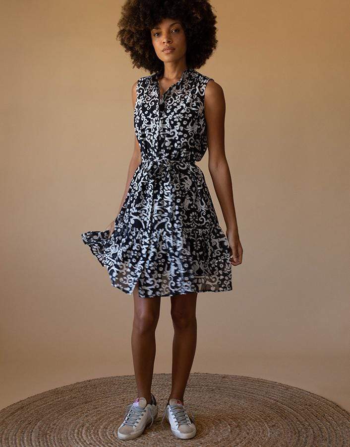 SALONI-Sleeveless Tilly Dress-