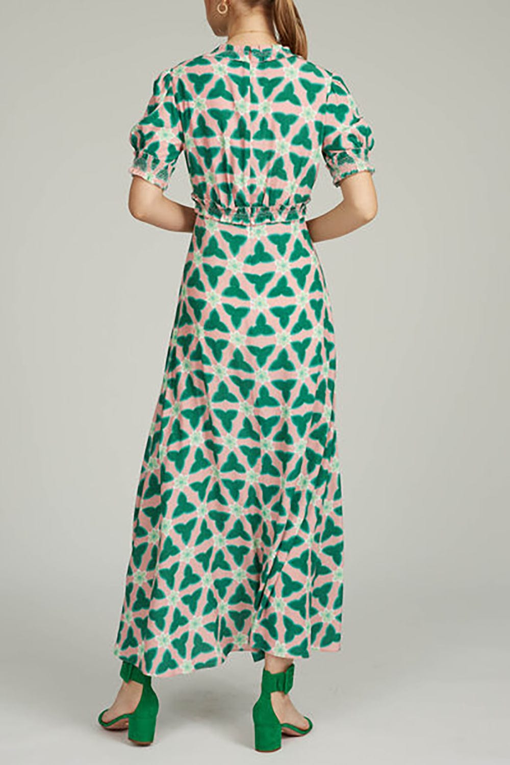 SALONI-Lea Smocked Dress-