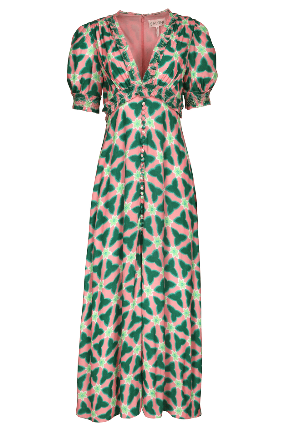 SALONI-Lea Smocked Dress-