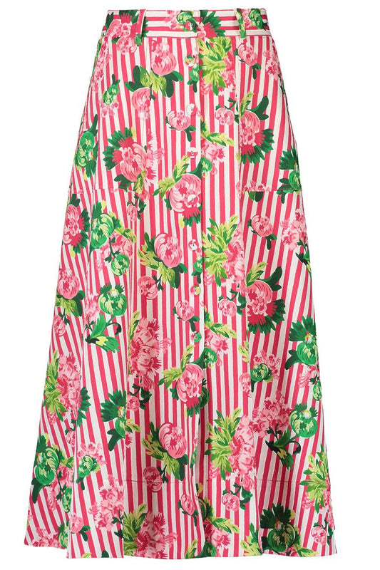 Kali Skirt-STRIPE-2-CLOTHINGSKIRTMIDI-SALONI