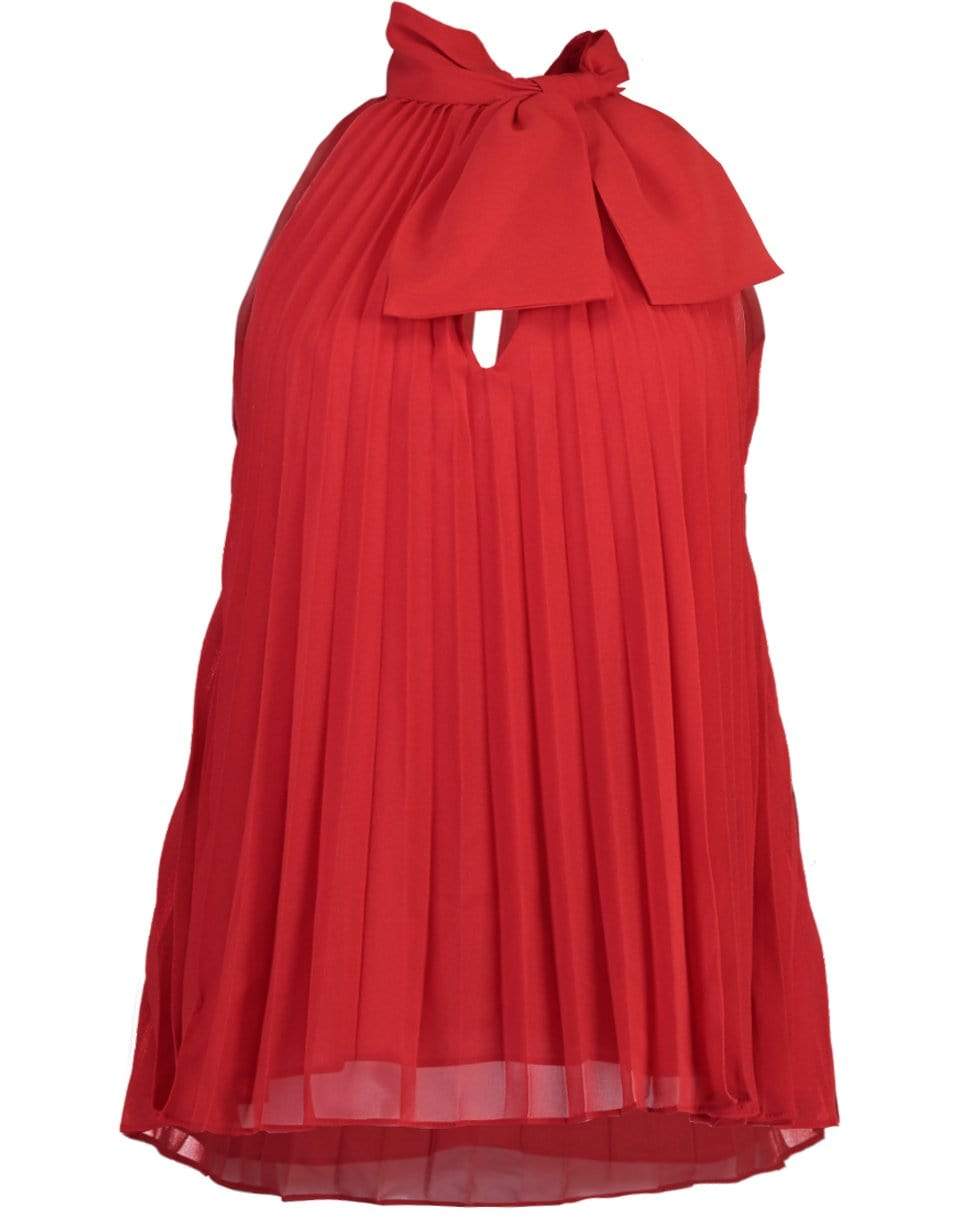SALONI-Iris Tie Neck Top-