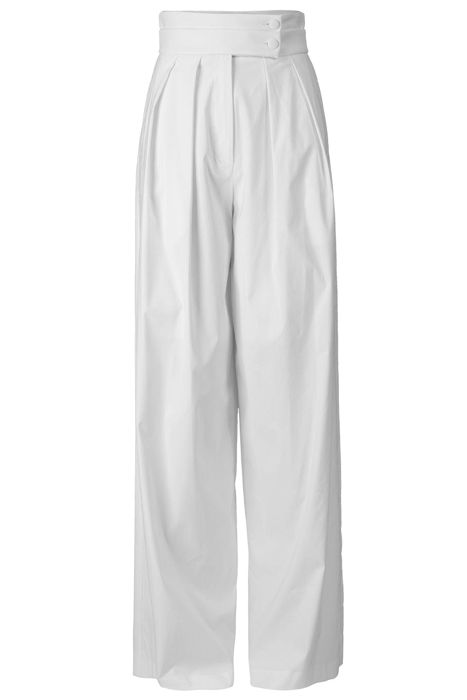 SARA BATTAGLIA-Classic Wide Leg Pants-