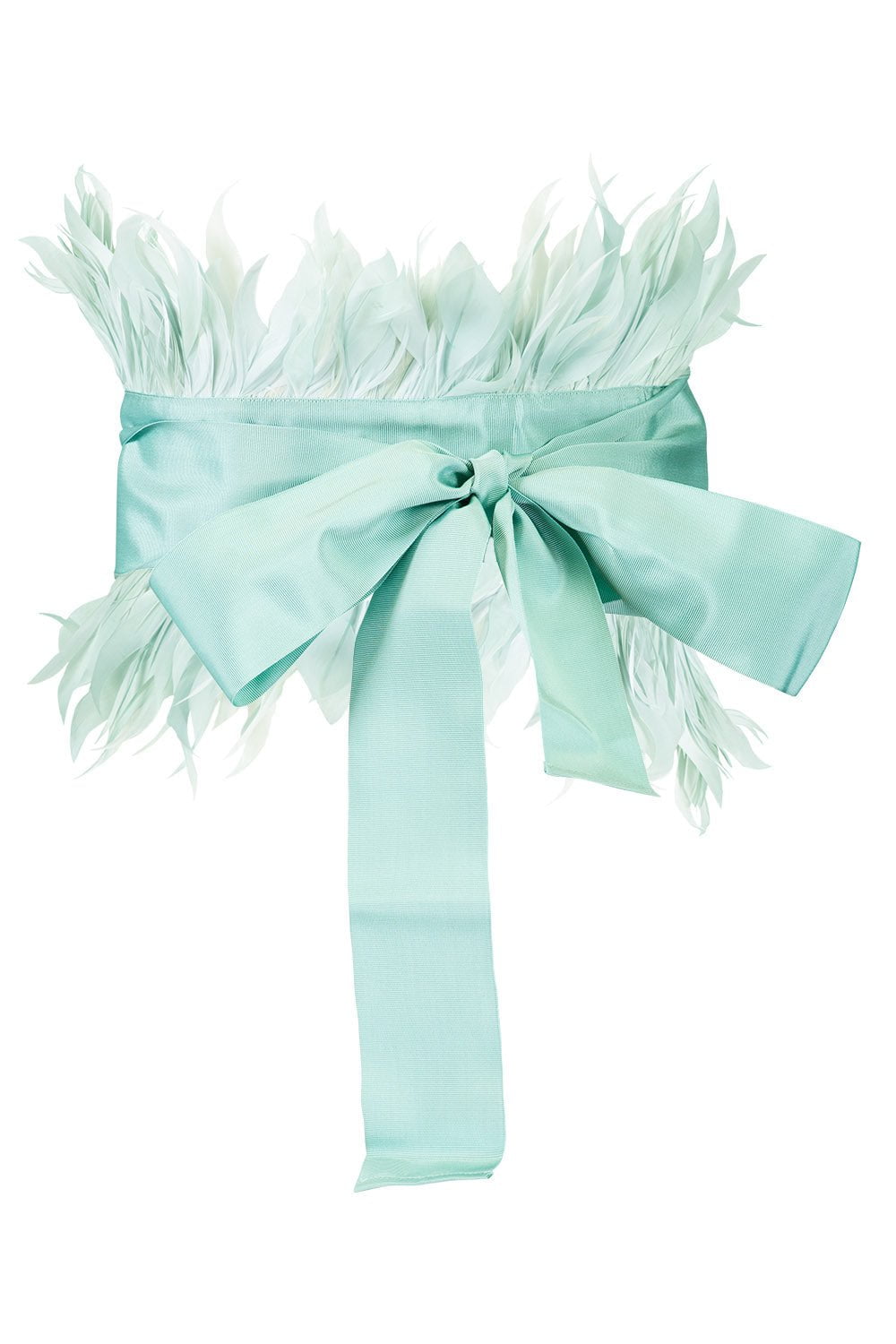 SARA ROKA-Double Feather Trim Belt-