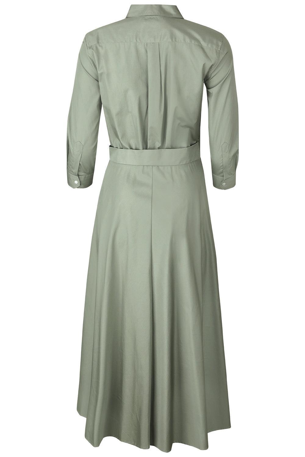 Dralla Midi Dress - Seagrass-GREEN-38-CLOTHINGDRESSCASUAL-SARA ROKA