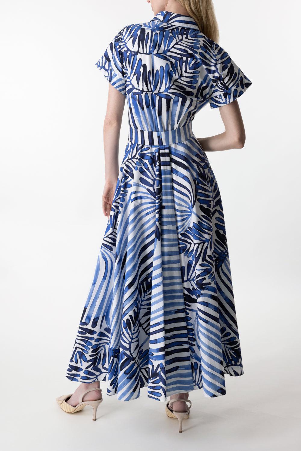DAREEN DRESS-INDIGO-38-CLOTHINGDRESSCASUAL-SARA ROKA