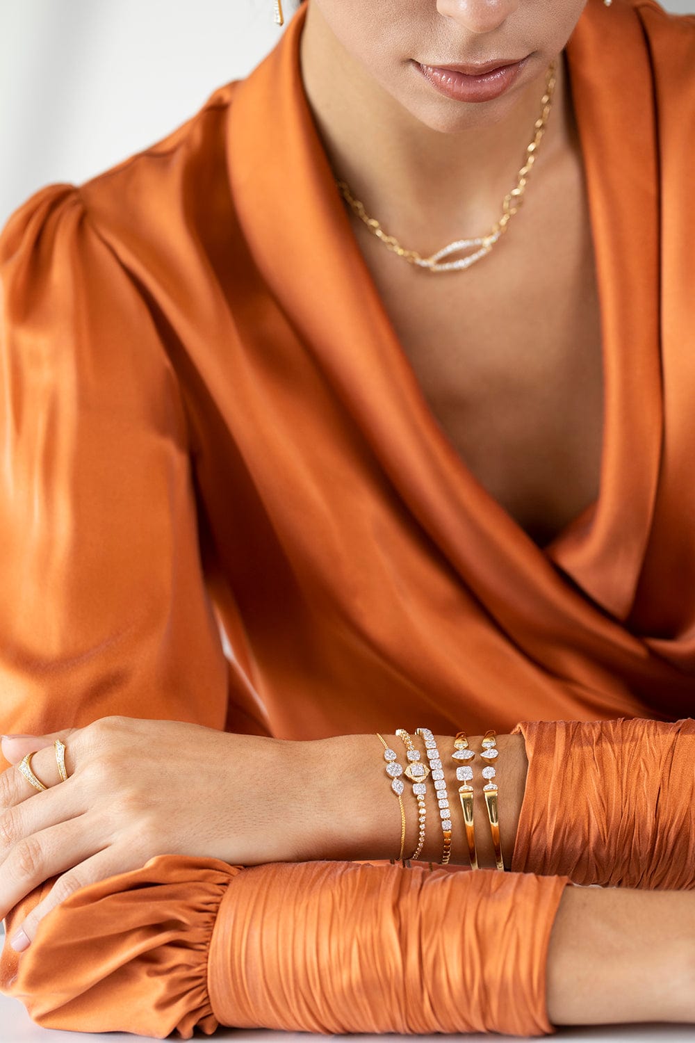 SARA WEINSTOCK-Adira Bolo Bracelet-YELLOW GOLD