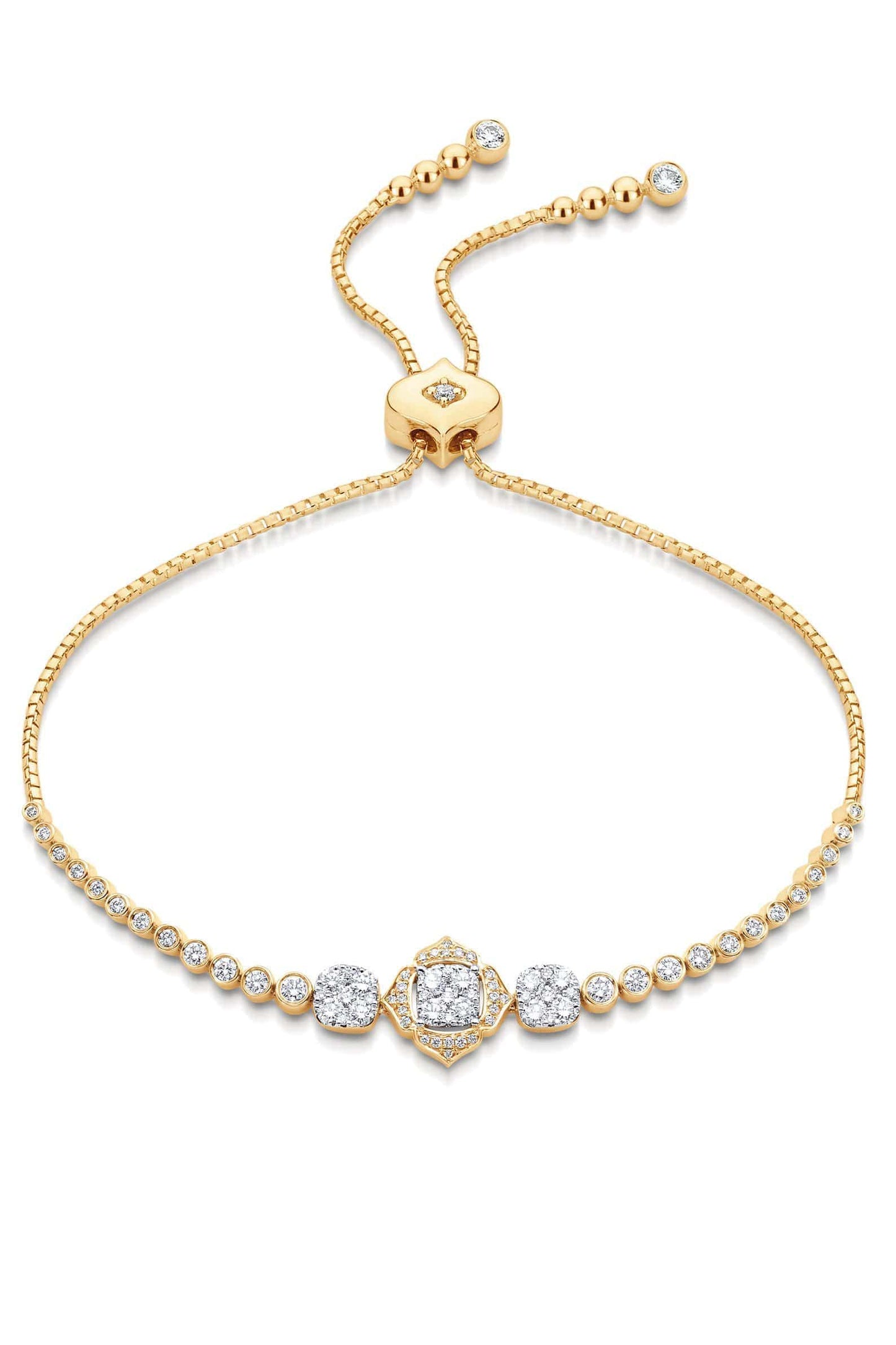 SARA WEINSTOCK-Leela Bolo Bracelet-YELLOW GOLD