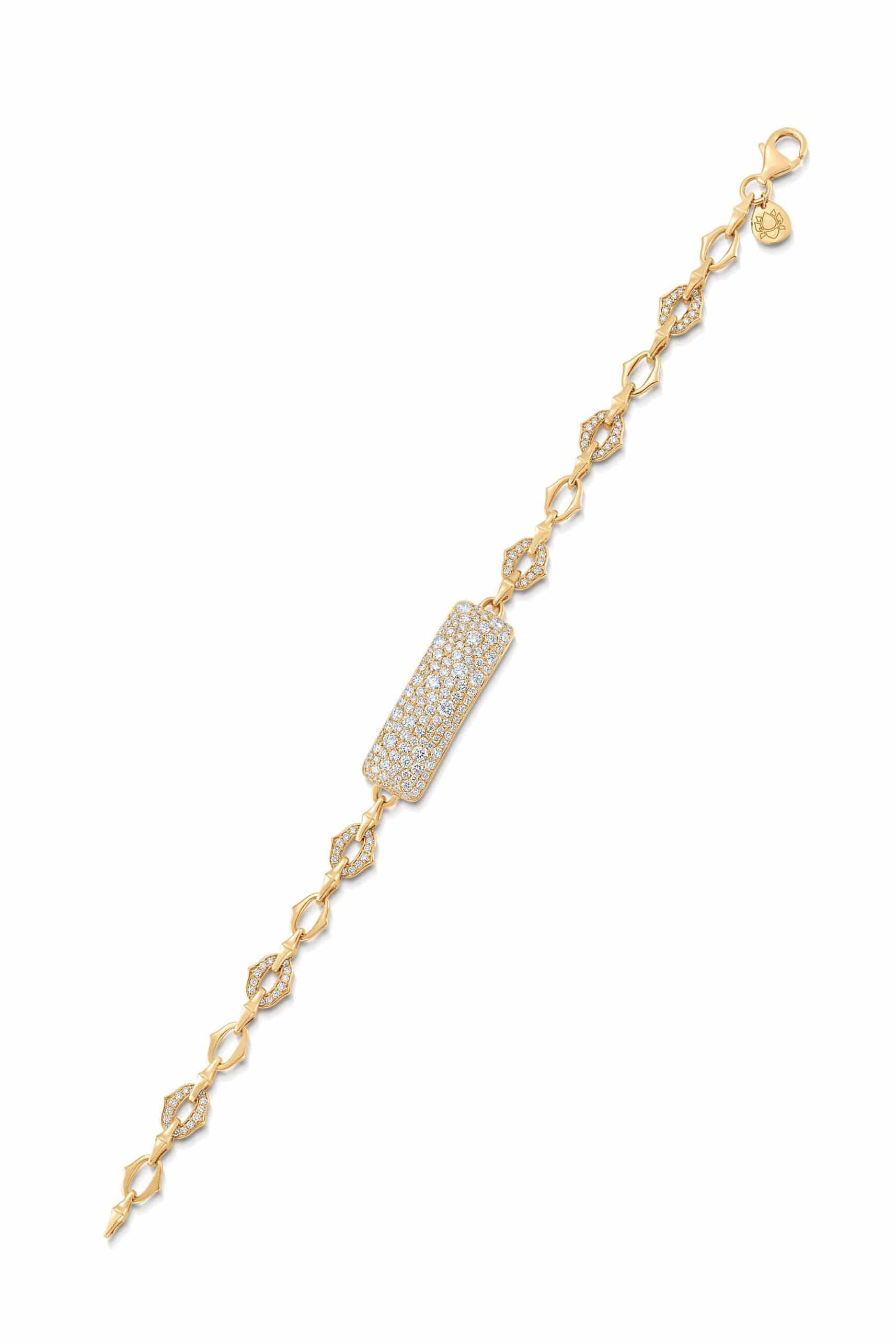 SARA WEINSTOCK-Lucia Diamond Bar Bracelet-YELLOW GOLD