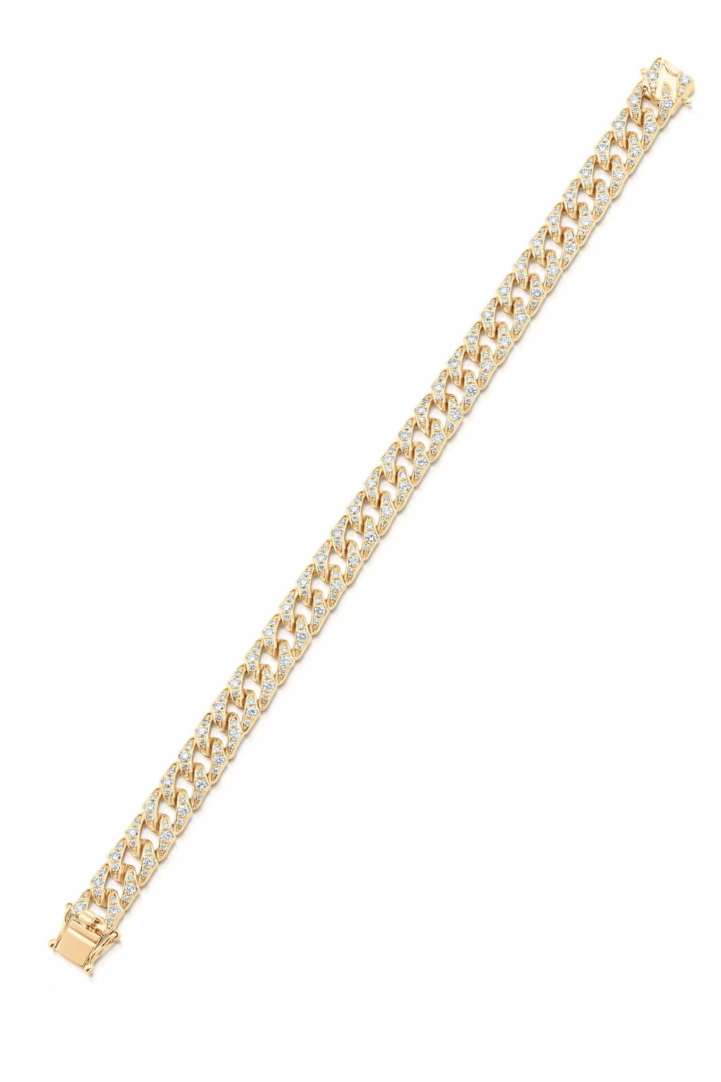 SARA WEINSTOCK-Lucia Pave Diamond Link Bracelet-YELLOW GOLD