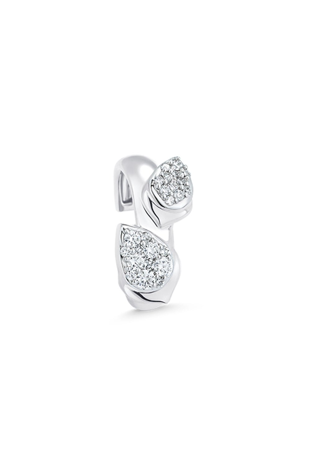 SARA WEINSTOCK-Lierre Ear Cuff-WHITE GOLD