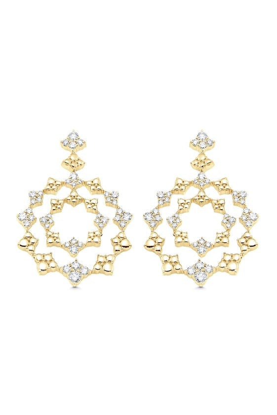 SARA WEINSTOCK-Dujour Couture Round Drop Earrings-YELLOW GOLD