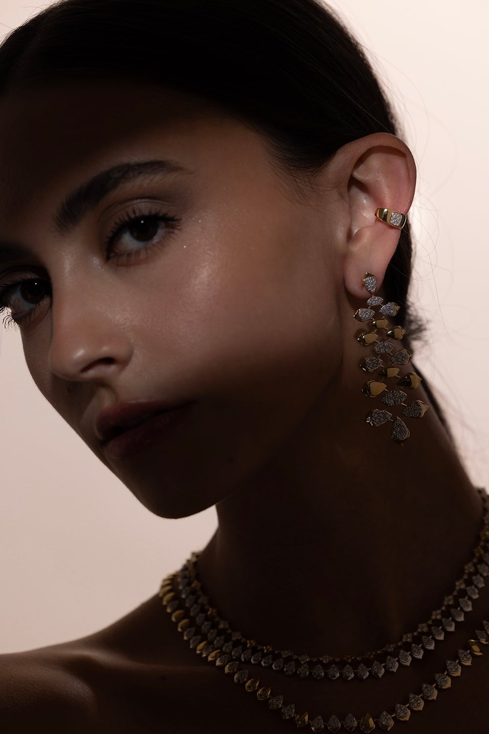 SARA WEINSTOCK-Aurora Adira Ear Cuff-YELLOW GOLD