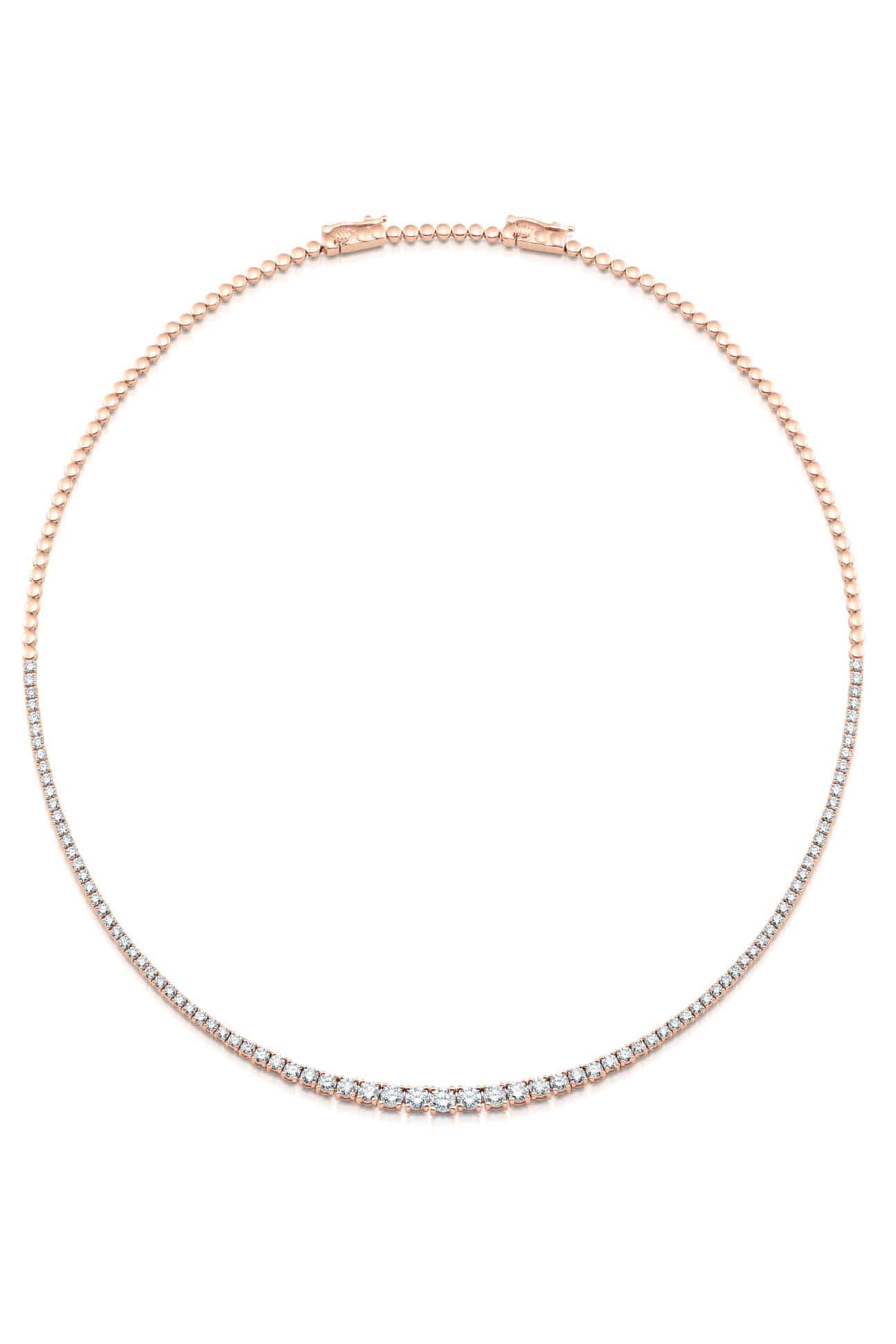 SARA WEINSTOCK-Isadora Gold Set Diamond Choker-ROSE GOLD