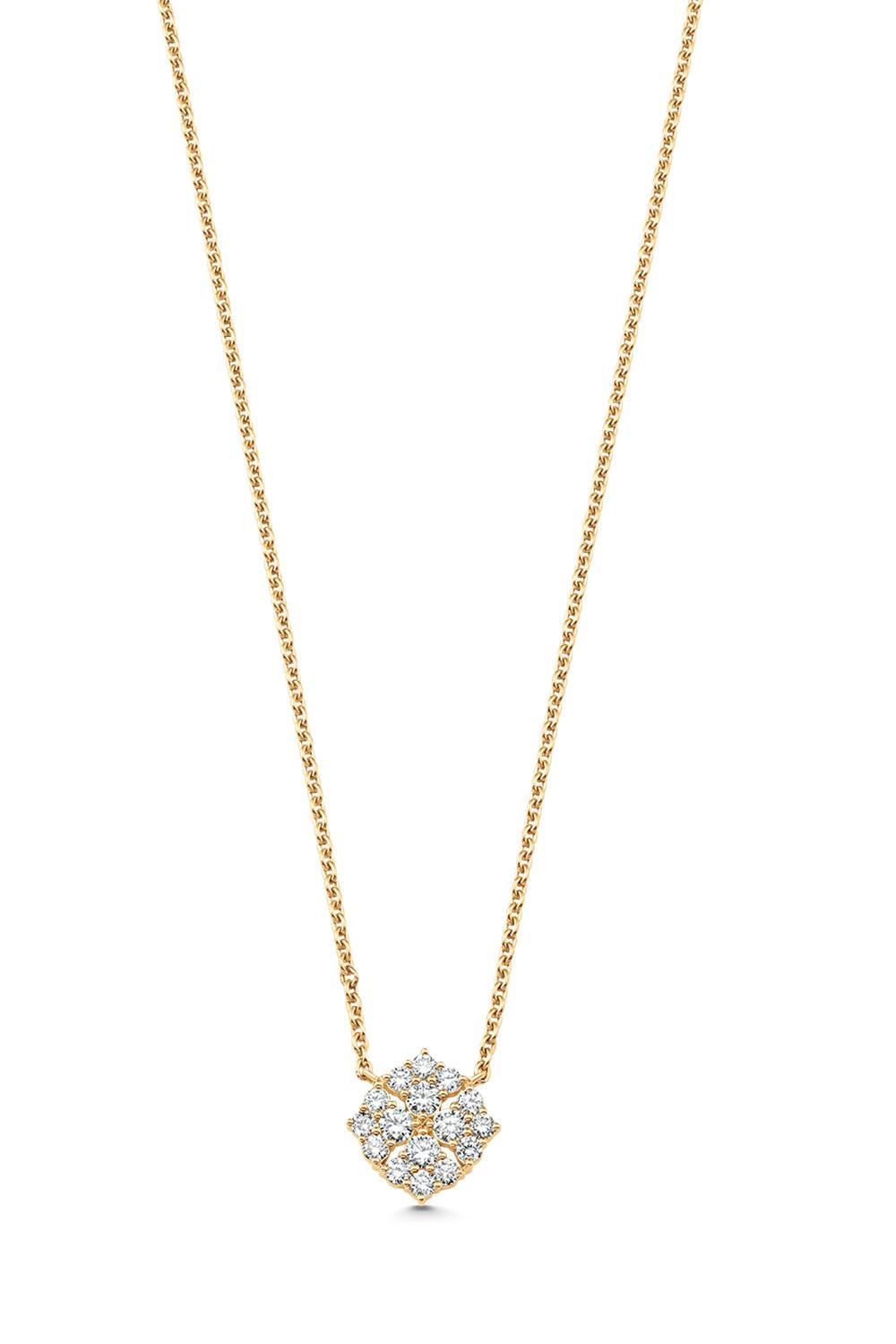 Flora Diamond Pendant Necklace