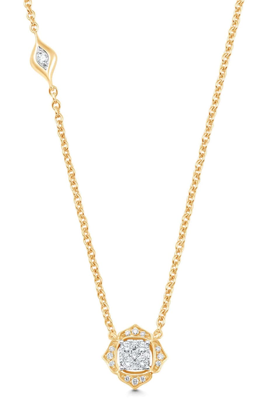 SARA WEINSTOCK-Leela Petite Necklace-YELLOW GOLD