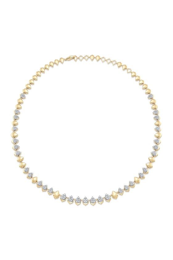 SARA WEINSTOCK-Lierre Halo Choker - Yellow Gold-YELLOW GOLD