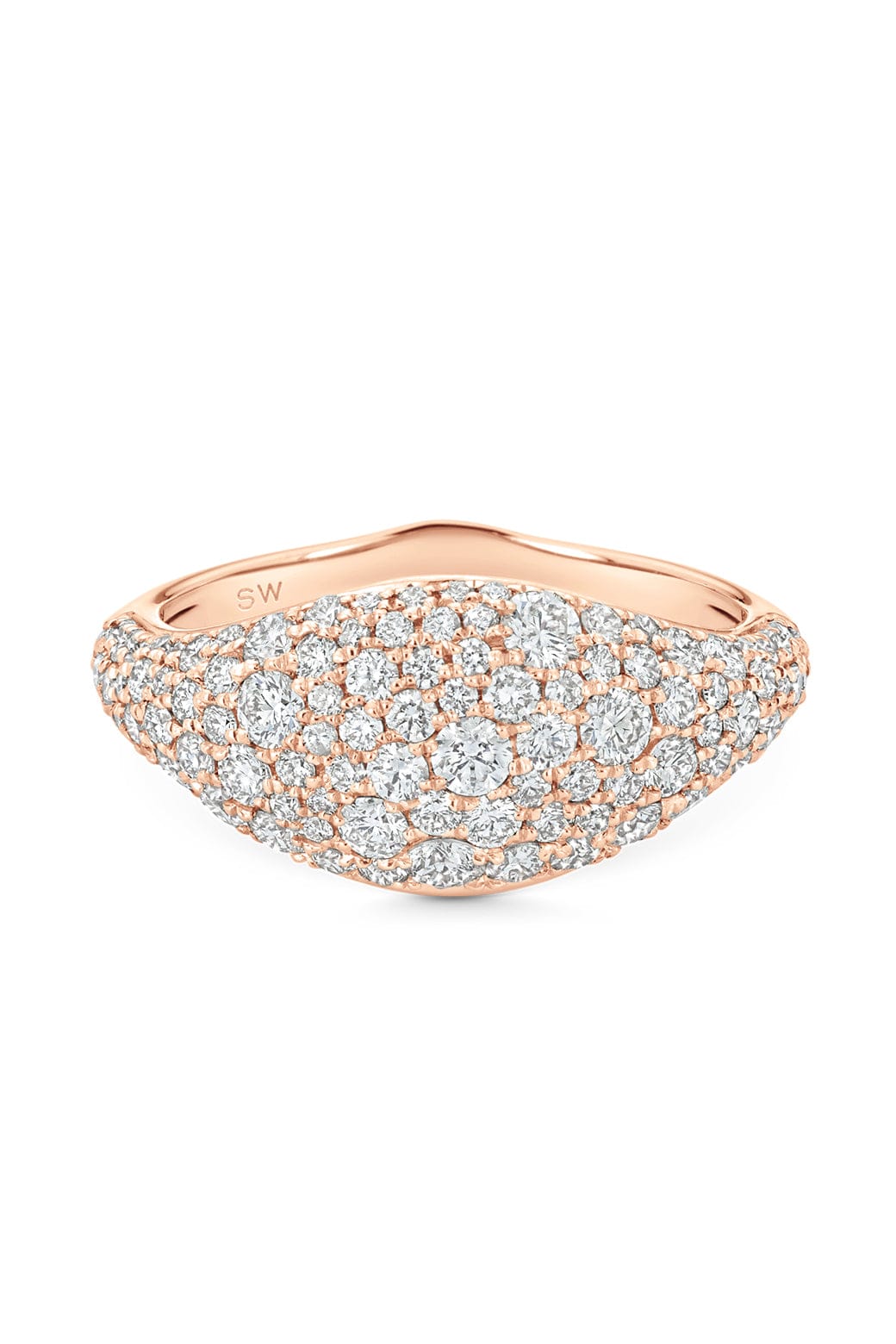 SARA WEINSTOCK-Donna Signet Ring-ROSE GOLD