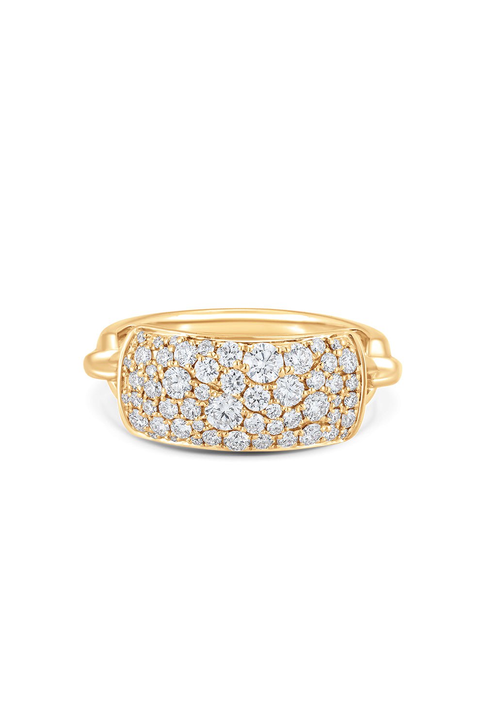 SARA WEINSTOCK-Lucia Bar Tag Pinky Ring-YELLOW GOLD
