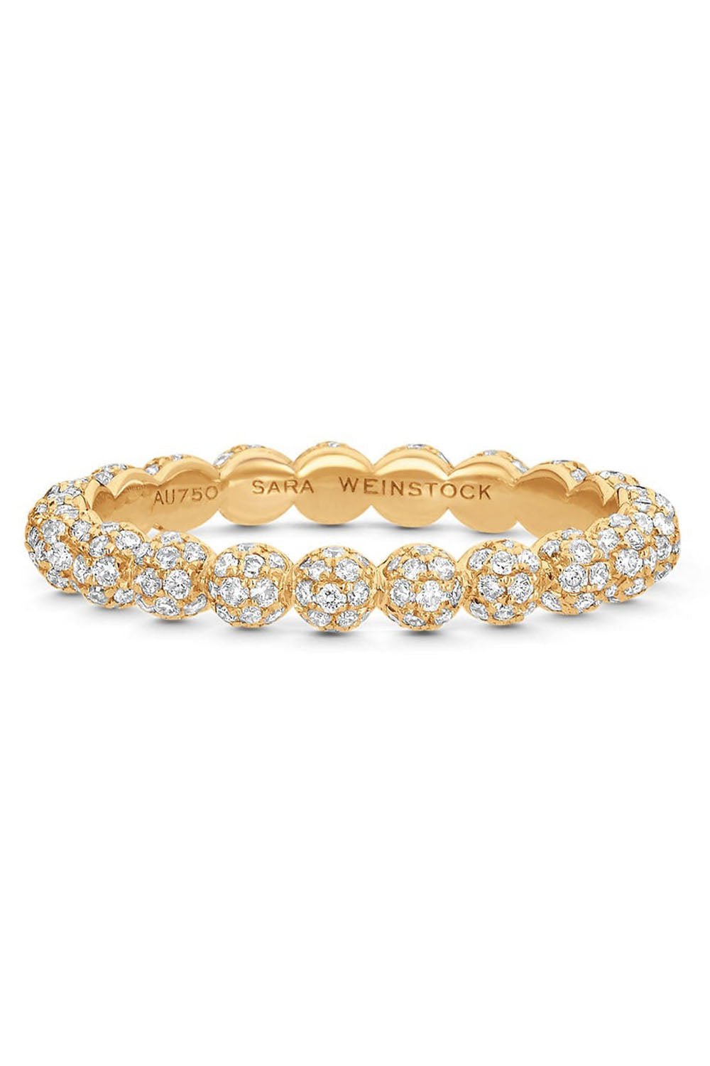 SARA WEINSTOCK-Isadora Cali Full Diamond Ring-YELLOW GOLD