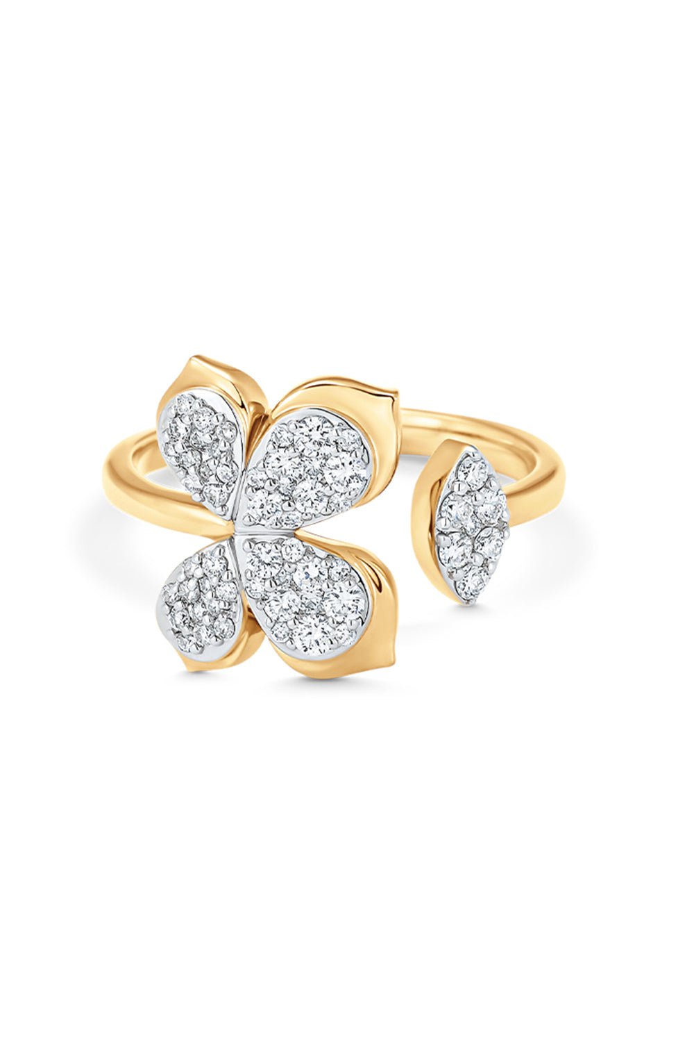 SARA WEINSTOCK-Lierre Flower Ring-YELLOW GOLD