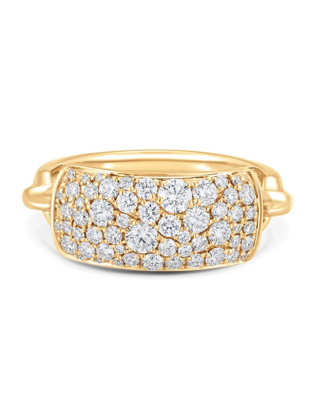 SARA WEINSTOCK-Lucia Bar Tag Pinky Ring-YELLOW GOLD