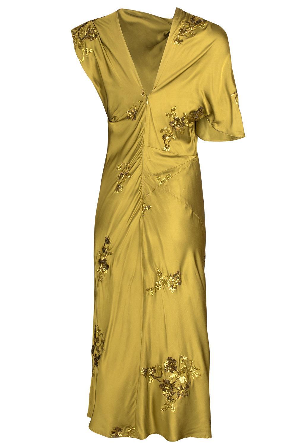 Draped Midi Dress-ARMY-2-CLOTHINGDRESSCOCKTAIL-SCANLAN THEODORE