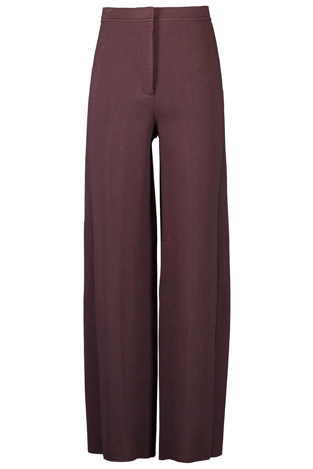 Knit Trouser-CHOCOLATE-XS-CLOTHINGPANTSLIM FIT-SCANLAN THEODORE