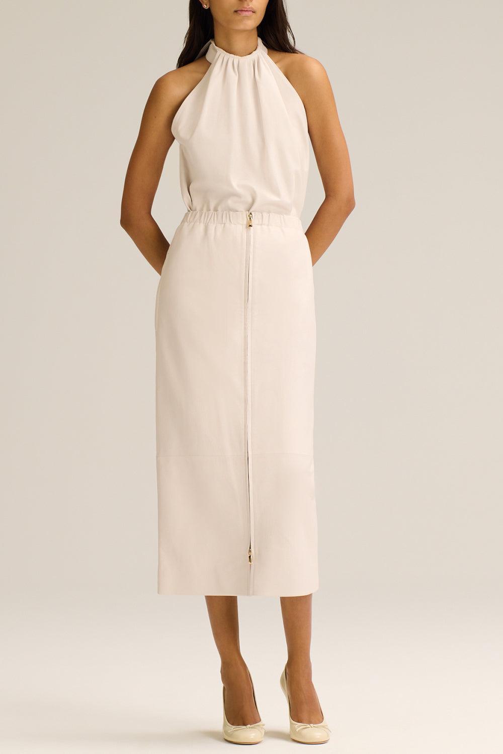 Leather Midi Skirt-CAMELIA-2-CLOTHINGSKIRTMIDI-SCANLAN THEODORE