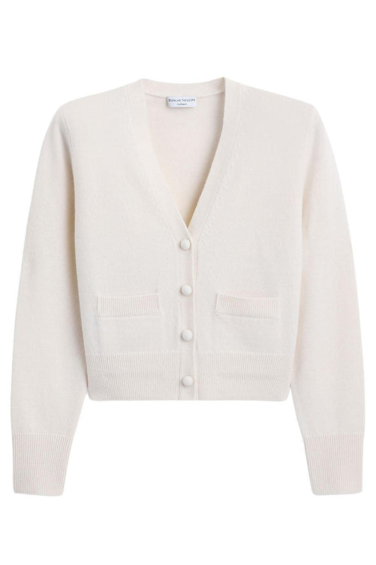 V Neck Cardigan-WHITE-XS-CLOTHINGTOPCARDIGAN-SCANLAN THEODORE