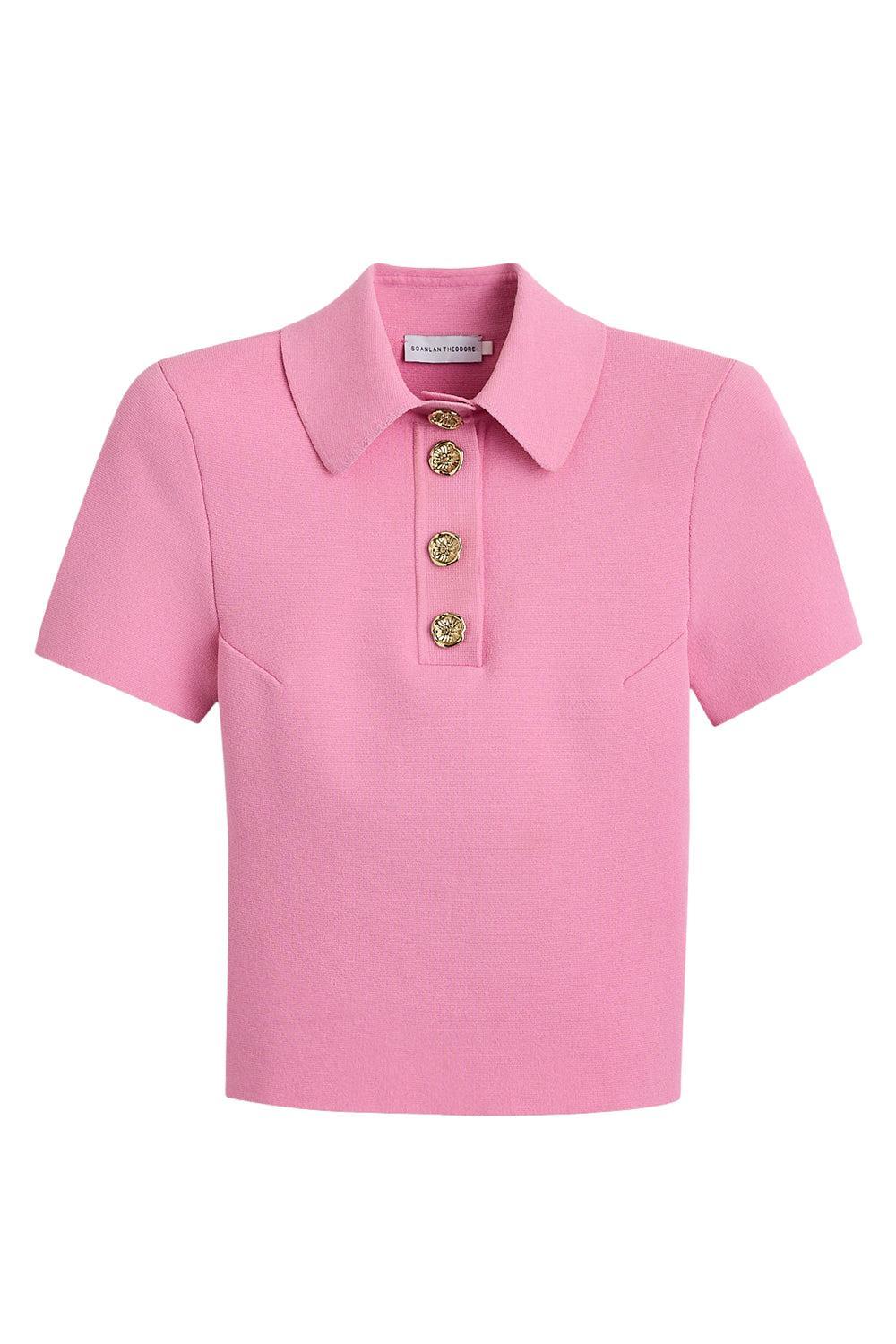 Poppy Shirt-FLAMINGO-XS-CLOTHINGTOPKNITS-SCANLAN THEODORE