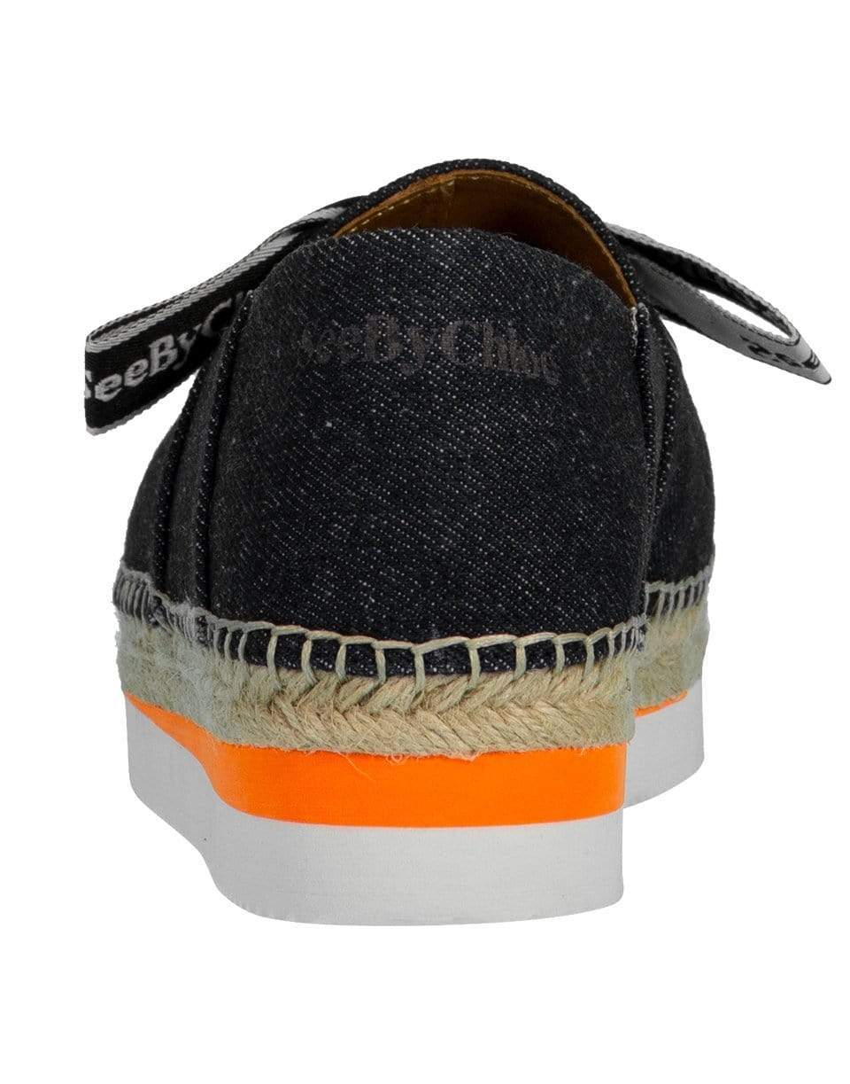 SEE by CHLOE-Denim Espadrille-