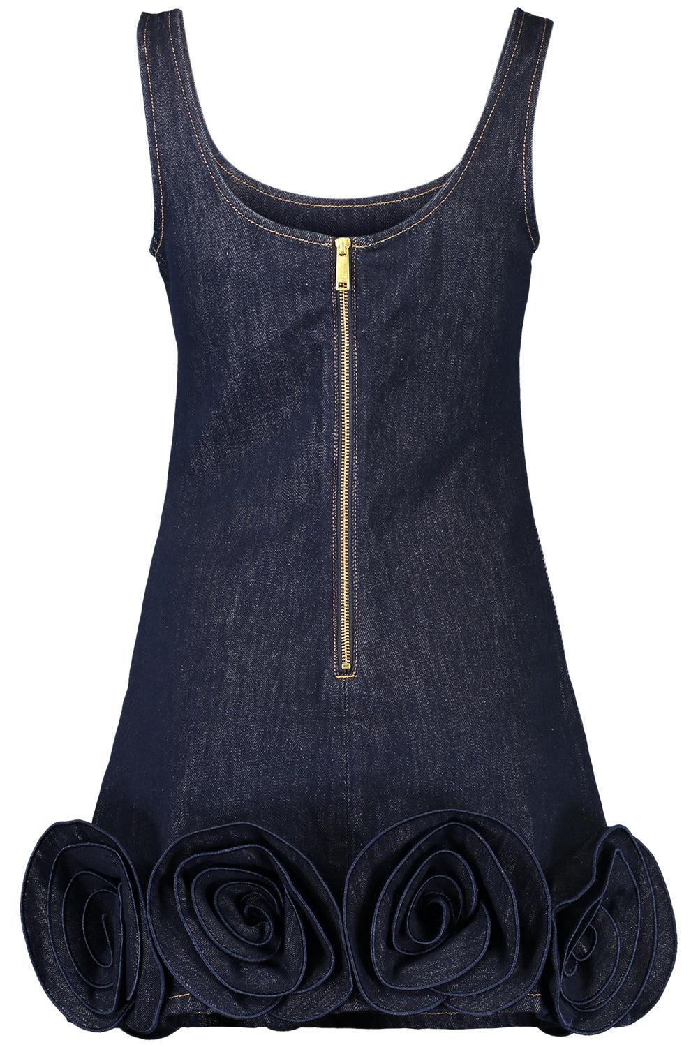 3D Flower Mini Dress-BLUE-2-CLOTHINGDRESSCASUAL-SELF-PORTRAIT