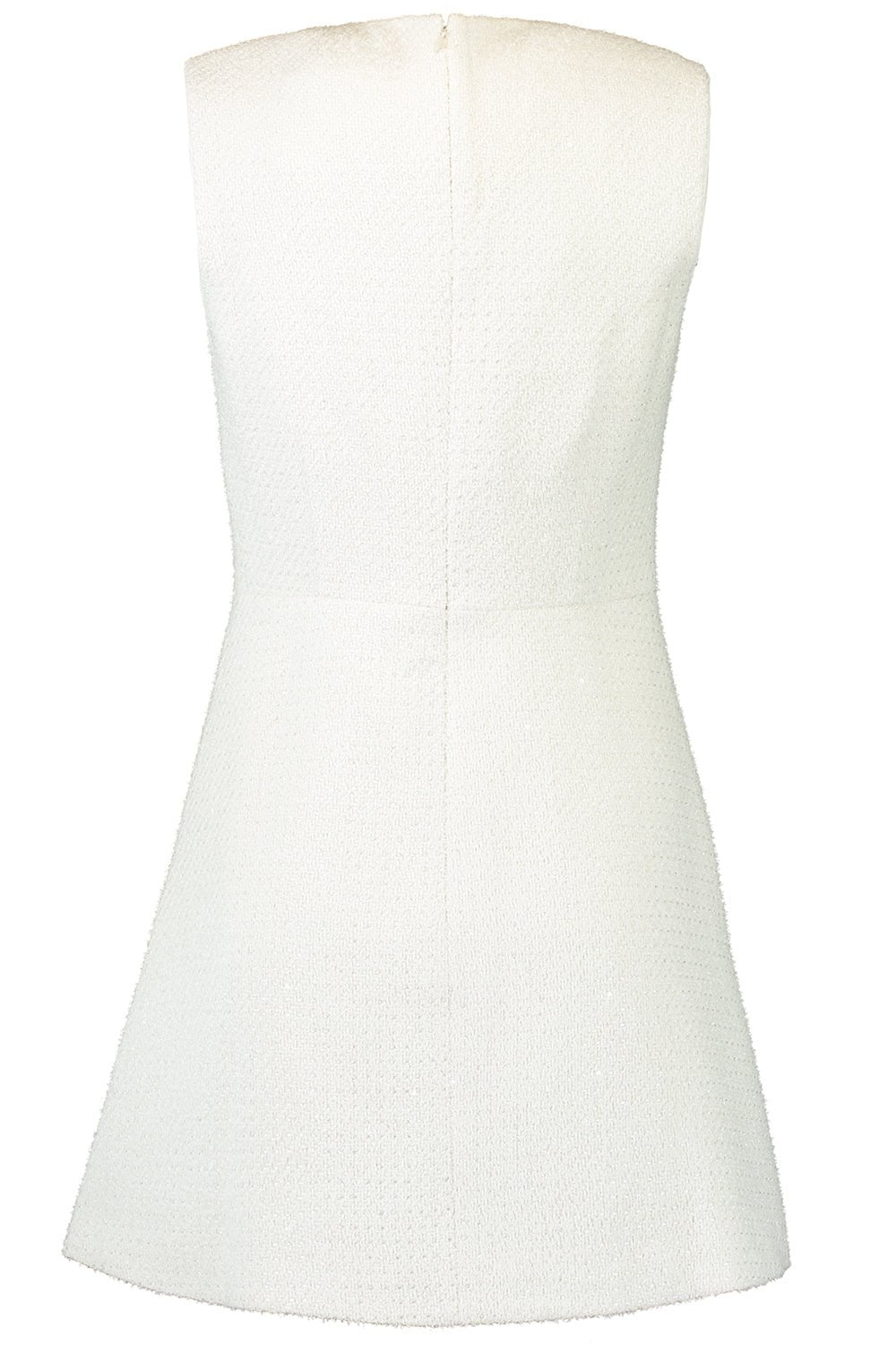 self-portrait-Sleeveless Buttoned Mini Dress-
