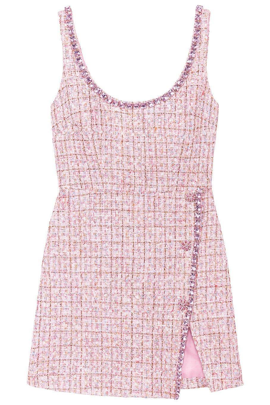 self-portrait-Boucle Diamante Detail Dress-