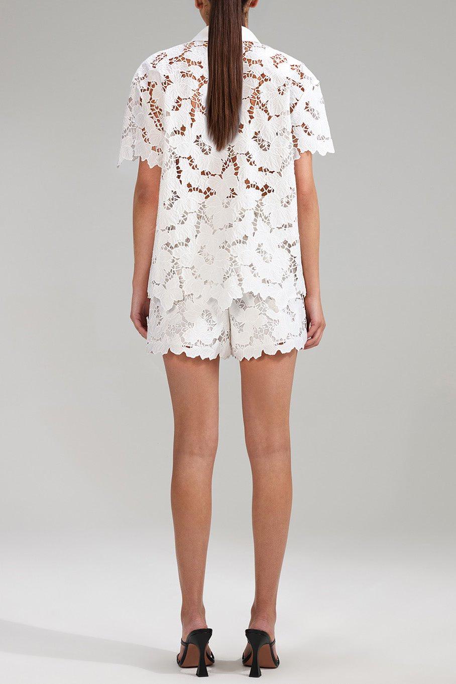 self-portrait-Long Lace Top-