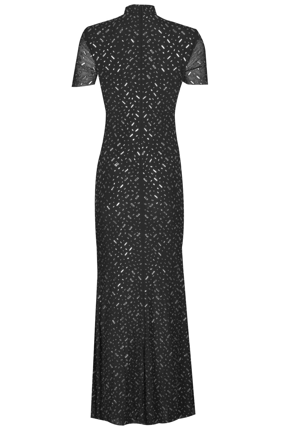 Rhinestone Maxi Dress-BLACK-4-CLOTHINGDRESSGOWN-self-portrait