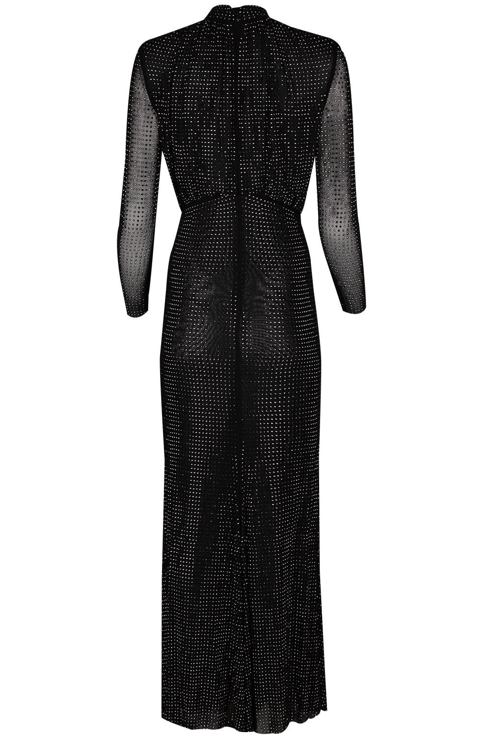 self-portrait-Rhinestone Mesh Dress-