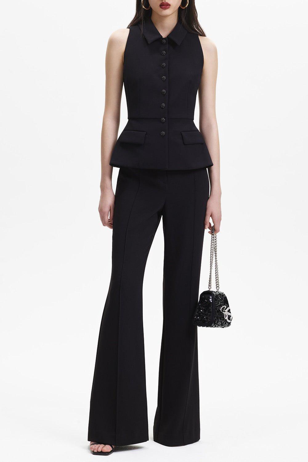 self-portrait-Tailored Jumpsuit-