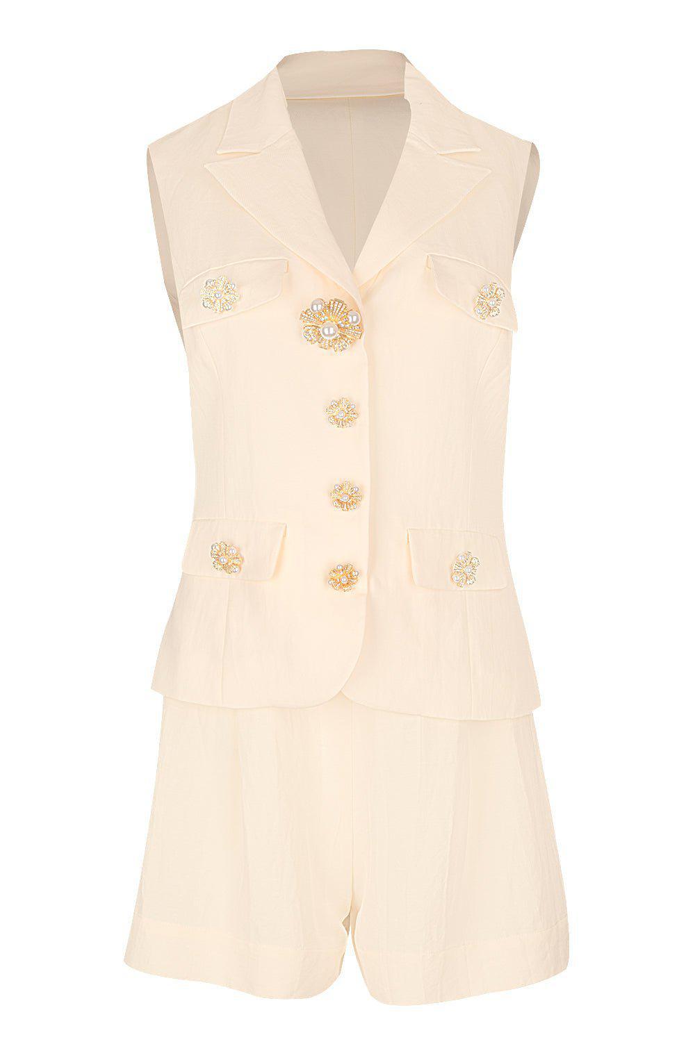 self-portrait-Tailored Playsuit-