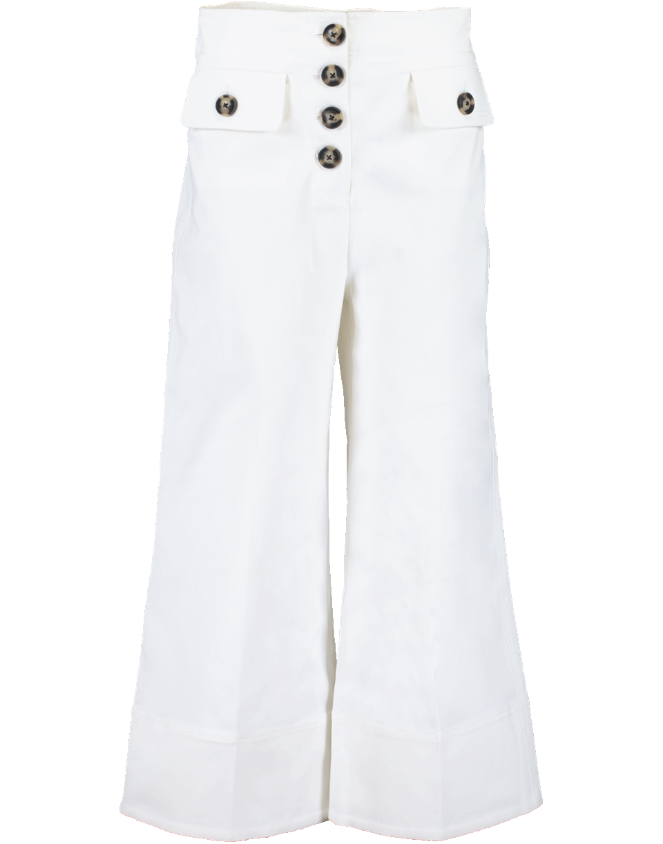 self-portrait-Canvas Front Pocket Trouser-