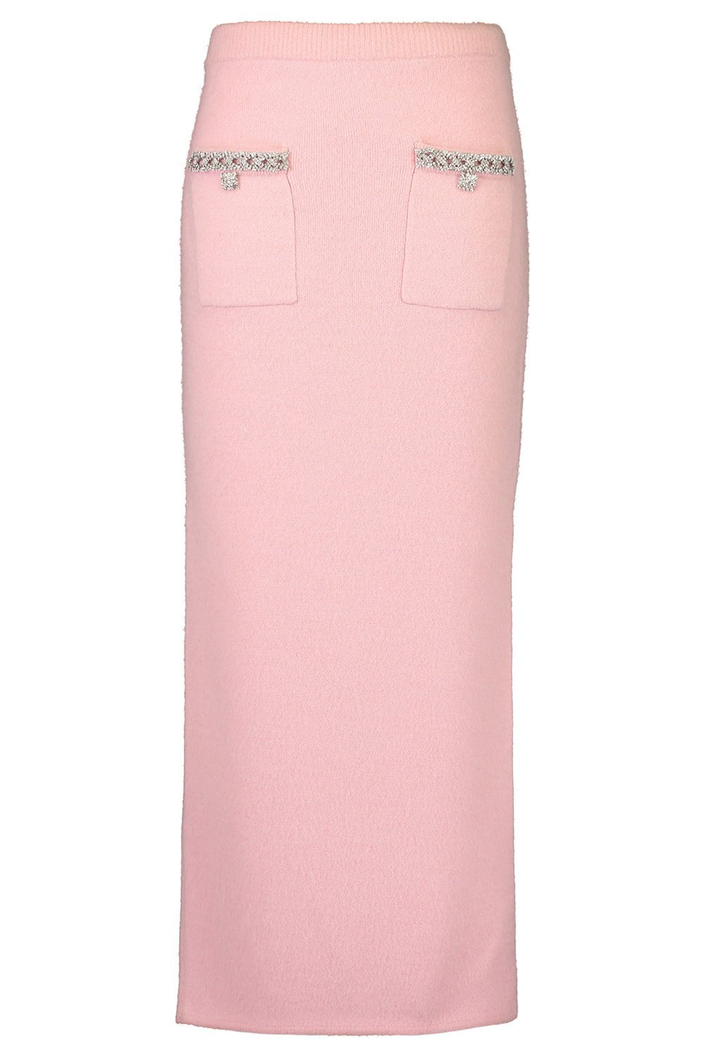 self-portrait-Embellished Midi Skirt-